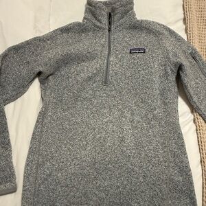 Patagonia Heather Gray Fleece Jacket